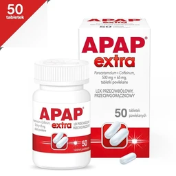 Apap Extra 500 mg + 65 mg tabletki powlekane 