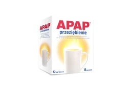 Apap przeziębienie (650 mg + 50 mg + 10 mg)/sasz. proszek do sporządzania roztworu doustnego 