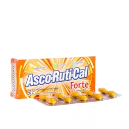 Ascorutical Forte 200 mg+80 mg+19 mg tabletki powlekane 