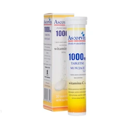 Ascorvita 1000 mg tabletki musujące 