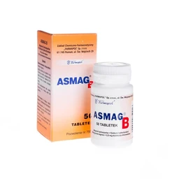 Asmag B6 20 mg + 0,25 mg tabletki 