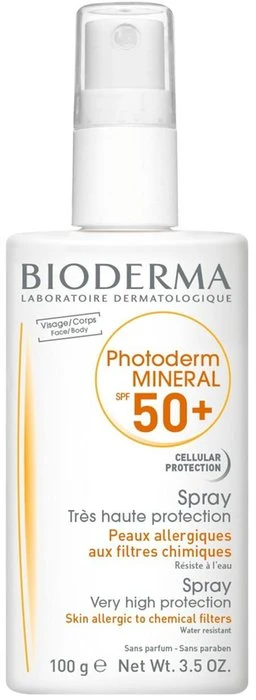 Bioderma Photoderm Mineral, spray ochronny SPF 50+ 