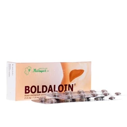 Boldaloin 3,60 mg-4,40 mg pochodnych hydroksyantracenu w przeliczeniu na barbaloinę+ 1,0 mg /tabletka tabletki 