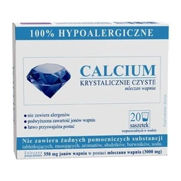 Calcium Krystalicznie Czyste 175 mg proszek musujący 