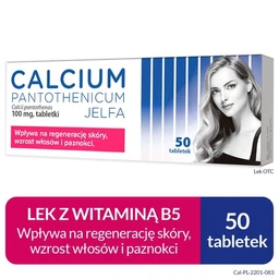 Calcium pantothenicum Jelfa 100 mg tabletki 