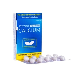 Calcium płynne 250 mg+2,5 µg kapsułki 