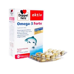 Doppelherz aktiv Omega-3 Forte 1400 mg+20 mg kapsułki 