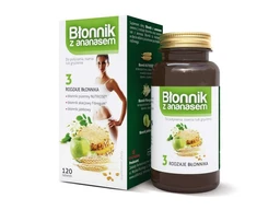 Błonnik z ananasem 490 mg+100 mg tabletki do ssania 