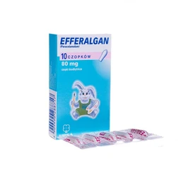 Efferalgan 80 mg czopki doodbytnicze 