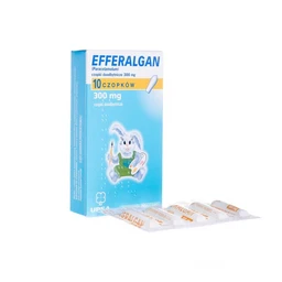 Efferalgan 300 mg czopki doodbytnicze 