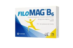 Filomag B6 40 mg Mg2+ + 5 mg tabletki 