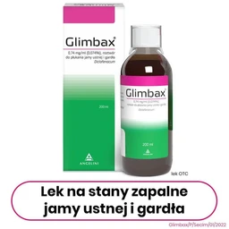 Glimbax 0,74 mg/ml roztwór do płukania j. ustnej i gardła 