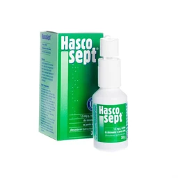 Hascosept 1,5 mg/g roztwór do stosowania w jamie ustnej 