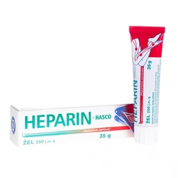 Heparin-Hasco 250 j.m./g żel 