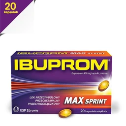 Ibuprom Max Sprint 400 mg kapsułki miękkie 