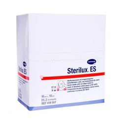 Sterilux ES, kompresy z gazy 10 cm x 10 cm 