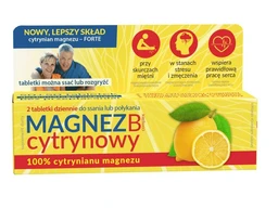 Magnez B Complex cytrynowy tabletki do ssania 