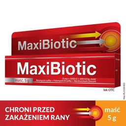 Maxibiotic (5 mg + 5000 j.m. 400 j.m.)/g maść 