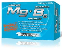 Mg magnez + witamina B6 Hasco 60 mg+1,4 mg tabletki 