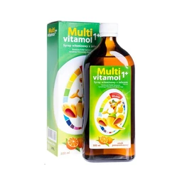 Multivitamol 1+ syrop o smaku pomarańczowym 