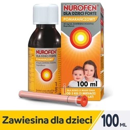 Nurofen dla dzieci forte pomarańczowy 40 mg/ml zawiesina doustna 