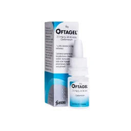 Oftagel 2,5 mg/g żel do oczu 