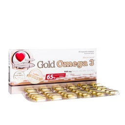 Gold Omega 3 1000 mg+12 mg kapsułki 