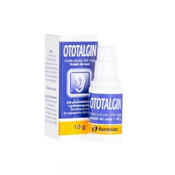 Ototalgin 200 mg/g krople do uszu, roztwór 