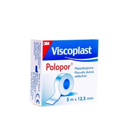 Viscoplast Polopor 5 m x 12,5 mm przylepiec włókninowy 