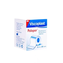 Viscoplast Polopor 5 m x 50 mm przylepiec włókninowy 