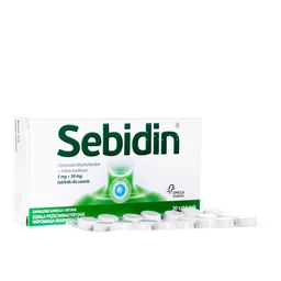 Sebidin 50 mg+5 mg tabletki do ssania 