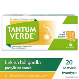 Tantum Verde smak miodowo-pomarańczowy 3 mg pastylki twarde 