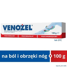 Venożel (12 mg + 10 mg + 5 mg)/g żel 