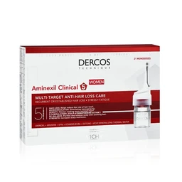 Vichy Dercos Aminexil Clinical 5, kuracja przeciw wypadaniu włosów dla kobiet 