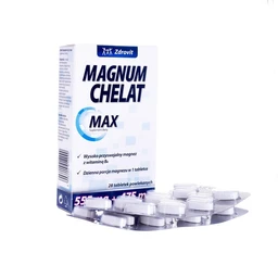 Zdrovit Magnum Chelat Max 375 mg+5 mg tabletki 