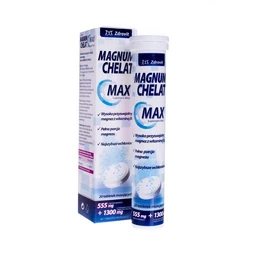 Zdrovit Magnum Chelat Max 375 mg+0,7 mg tabletki musujące 