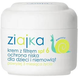 Ziajka Krem z filtrem SPF 6 dla dzieci i niemowląt 