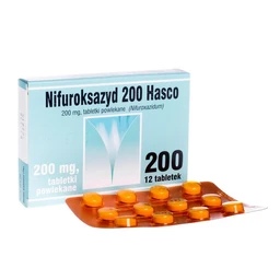 Nifuroksazyd 200 Hasco 200 mg tabletki powlekane 