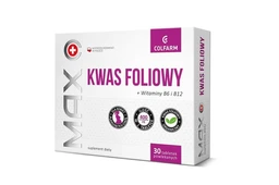 Max Kwas foliowy 0,7 mg+400 µg+1,25 µg tabletki 