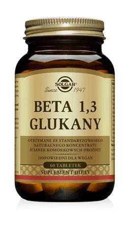 Solgar Beta glukany 200 mg tabletki 