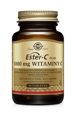 Solgar Ester C Plus 1000 mg witaminy C tabletki 