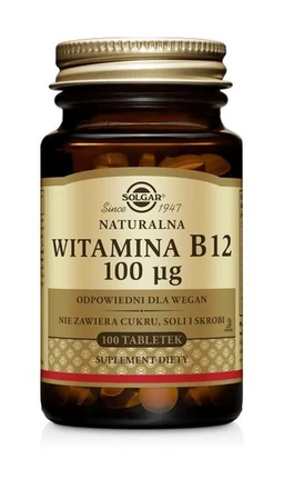 Solgar Naturalna Witamina B12 100 µg tabletki 