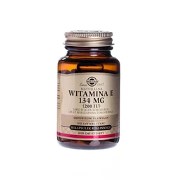 Solgar Naturalna Witamina E 134 mg+13 mg kapsułki 