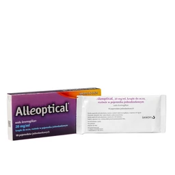 Alleoptical 20 mg/ml krople do oczu, roztwór w pojemniku jednodawkowym 