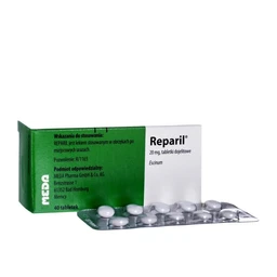 Reparil 20 mg tabletki dojelitowe 