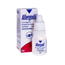 Allergodil 0,5 mg/ml krople do oczu, roztwór 