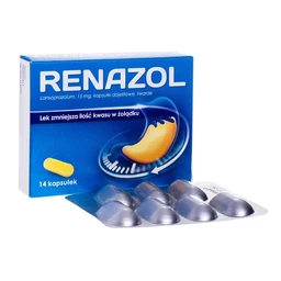 Renazol 15 mg kapsułki dojelitowe, twarde 