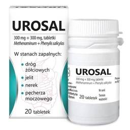 Urosal 300 mg + 300 mg tabletki 