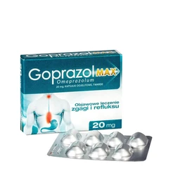 Goprazol Max 20 mg kapsułki dojelitowe, twarde 