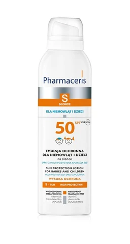 Pharmaceris S, emulsja ochronna dla dzieci i niemowląt SPF 50 